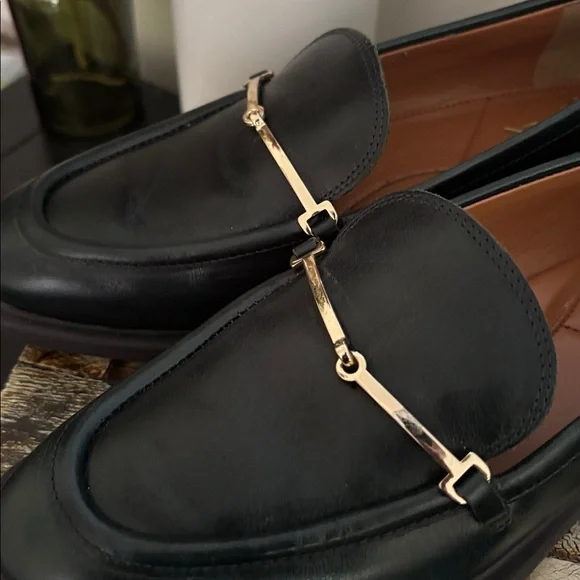 SARTO (US 6) by Franco Sarto Eda Loafer Leather Padded Sturdy Sole English Green - Picture 14 of 16